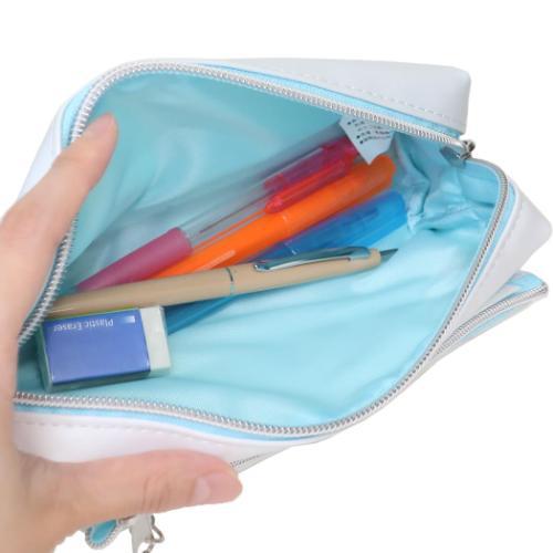 ペンポーチ フラップ付BOXペンケース もぐにゃん mogunyan ピザ カミオ