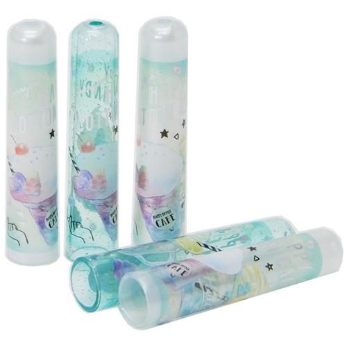 鉛筆キャップ メタリック えんぴつカバー 5本セット 2019 新入学新学期準備 Everyone’s Happy Bottle COTTON CANDY カミオジャパン 筆記用具｜velkommen