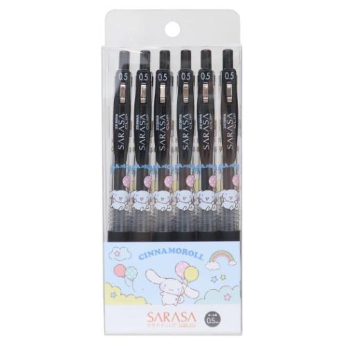 ボールペン SARASAボールペン6本セット サラサクリップ シナモロール