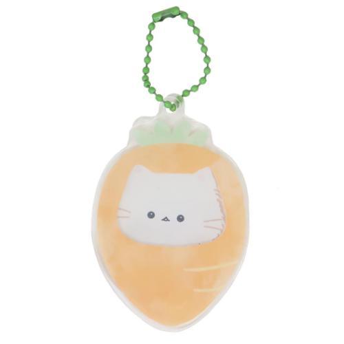 キーチェーン おきがえキーホルダー MOGUNYAN ニンジン カミオジャパン