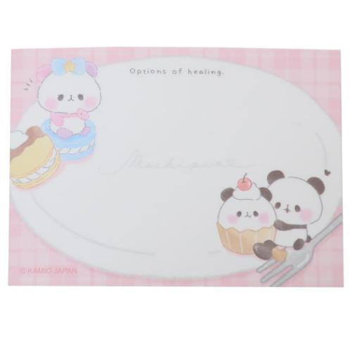 ミニミニメモ メモ帳 もちもちぱんだ もちもちティータイム カミオ