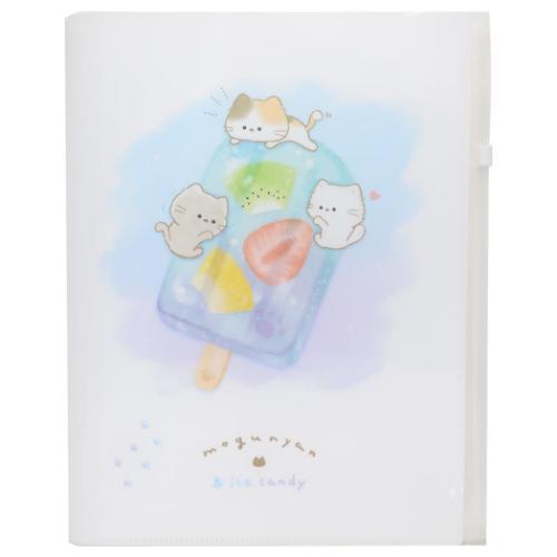 【とくにゃん】pontaカード&クリアファイル　Amazonクリアファイル ポケットファイル ファスナー付き6ポケットクリアファイル もぐにゃん