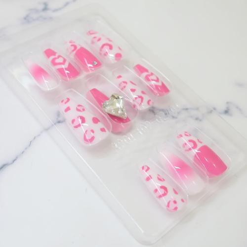 コスメ雑貨 ネイルチップ GYARU mee Pink Leopa カミオジャパン ネイル