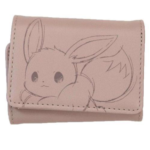 ミニウォレット 三つ折りミニ財布 ポケットモンスター Mofu Eievui