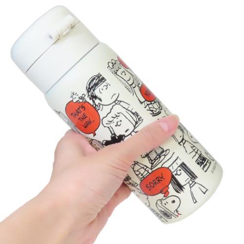 保温保冷水筒 ワンプッシュステンレスボトル 350ml スヌーピー