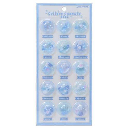 フレークシール Collect Capsule Seal シルキーブルー カミオジャパン