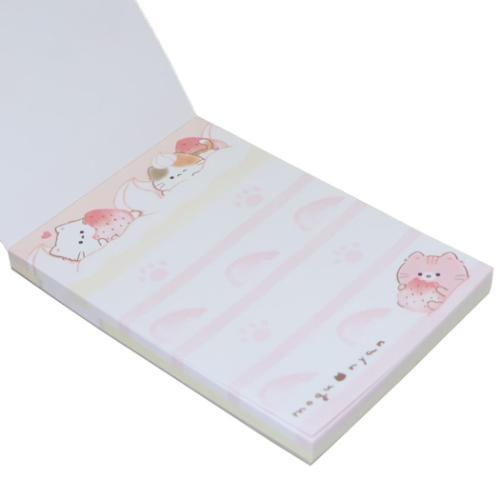 ミニメモ メモ帳 もぐにゃん いちごケーキ カミオジャパン 新学期準備