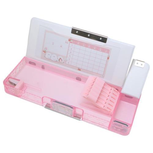 消しゴムポケット付両面開きペンケース 筆箱 だいふくエナガ カミオ