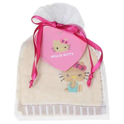 巾着入りタオルハンカチ ミニタオル 日焼け ハローキティ サンリオ