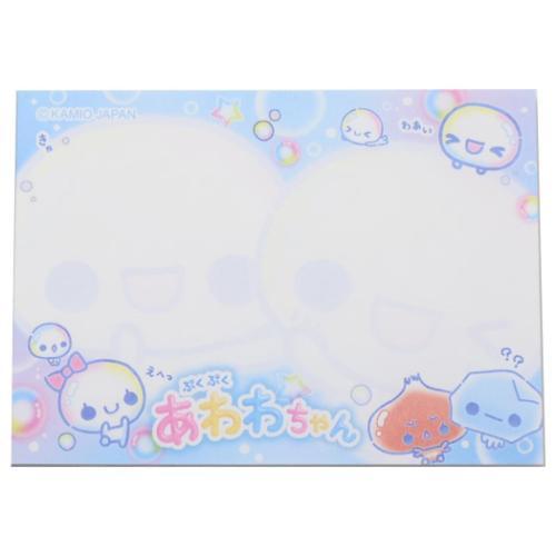 メモ帳 ミニミニメモ 平成ファンシー ぷくぷくあわわちゃん カミオ
