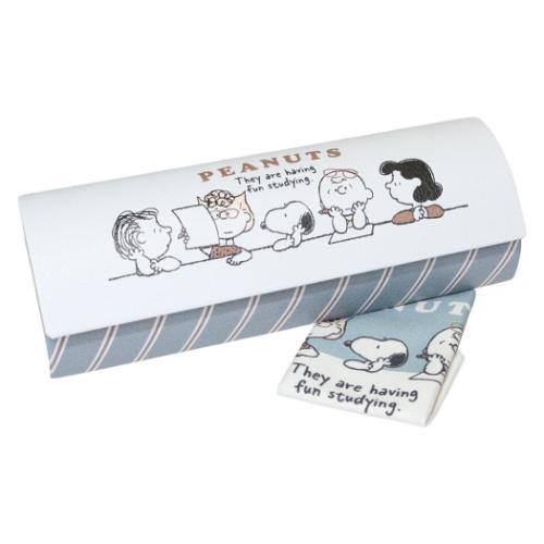 クロス付きメガネケース 眼鏡ケース STUDY PEANUTS スヌーピー