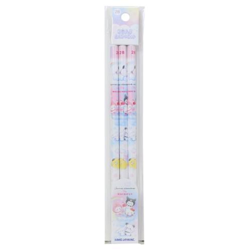 3本入りえんぴつ2Bセット 鉛筆 サンリオ サンリオキャラクターズx
