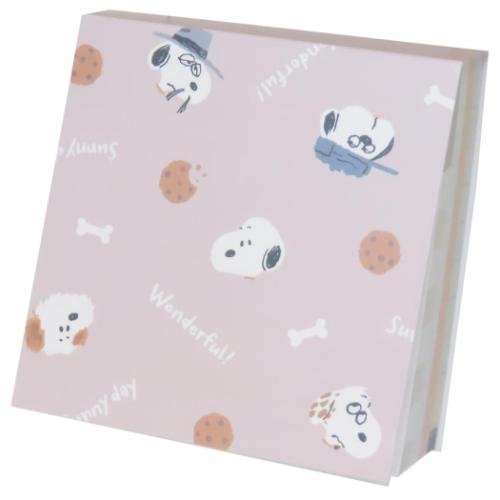 メモ帳 ブロックメモ スヌーピー WONDERFUL BROTHERS カミオジャパン