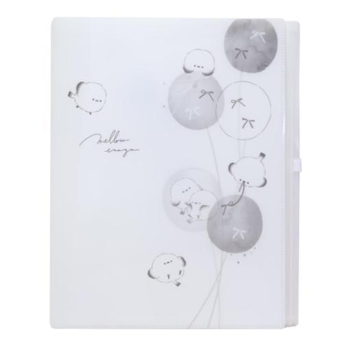 ポケットファイル ファスナー付き6ポケットクリアファイル A4 ずっと