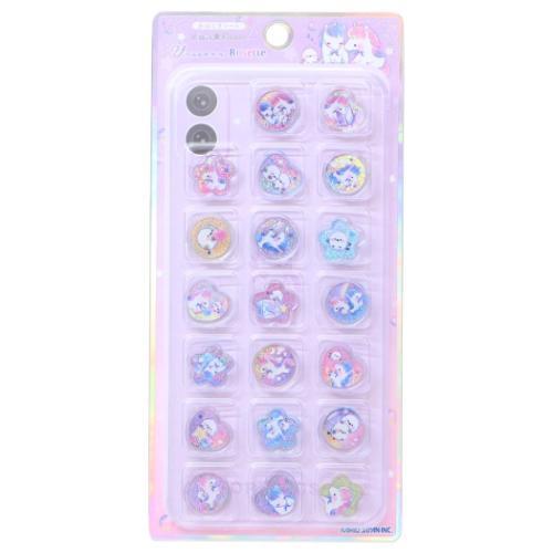 フレークシール Kira Coro おはじきシール ユニコーンロゼット カミオ