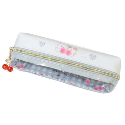 ペンポーチ 2ルームペンケース もぐにゃん チェリー カミオジャパン 新