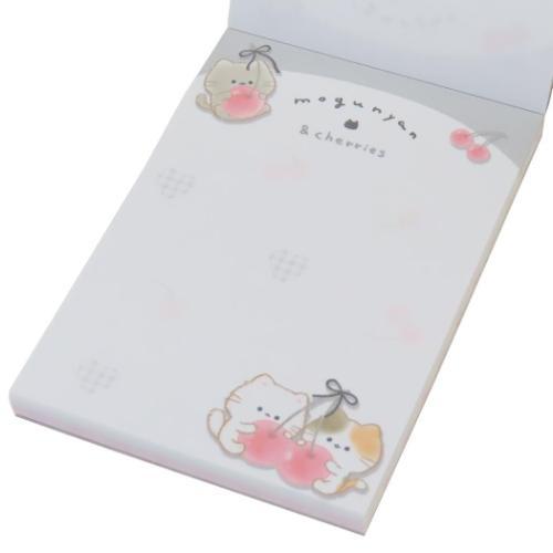 ミニメモ メモ帳 もぐにゃん チェリー カミオジャパン 新学期準備文具
