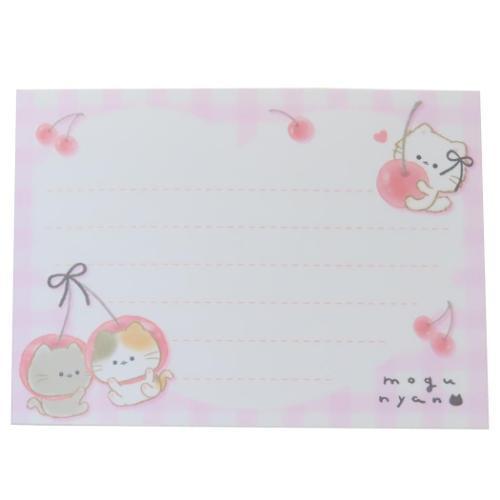 ミニメモ メモ帳 もぐにゃん チェリー カミオジャパン 新学期準備文具