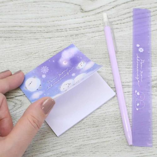 文房具セット ステーショナリーギフトセット ぽんぽんシマエナガ