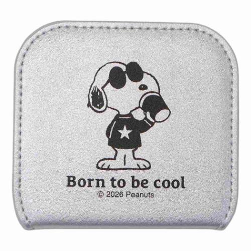 【希少】SNOOPYTOWN10th Anniversaryミラー 折りたたみミニミラー 手鏡 スヌーピー ピーナッツ ジョークール Born
