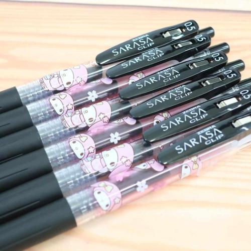 マイメロディ　シャカシャカ　マラカス　ボールペン　サンリオ ボールペン SARASAボールペン 0.5mm 6本セット マイメロディ 着物