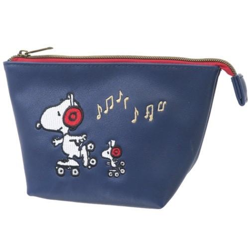 舟形 ポーチ コスメポーチ スヌーピー ピーナッツ スケート カミオジャパン マチ付きポーチ Kmo 雑貨 アートの通販店 ベルコモン 通販 Yahoo ショッピング