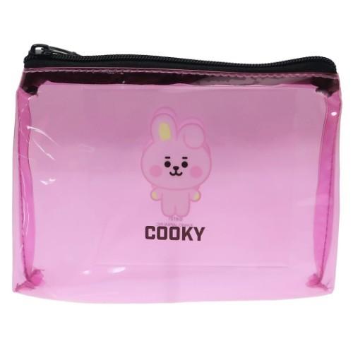 クリア フラットポーチ Pvc ペンポーチ Bt21 Cooky カミオジャパン Line Friends コレクション雑貨 Kmo 雑貨 アートの通販店 ベルコモン 通販 Yahoo ショッピング