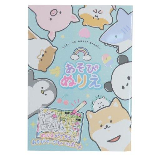 幼児文具 ジューシーななかまたち あそび ぬりえノート カミオジャパン 知育玩具 Kmo 雑貨 アートの通販店 ベルコモン 通販 Yahoo ショッピング