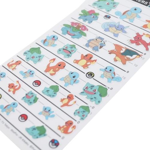 カミオジャパン 4サイズ ステッカー シールシート ポケモン カントー