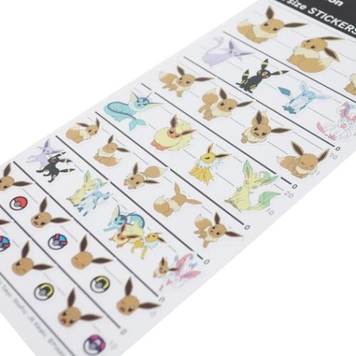 カミオジャパン 4サイズ ステッカー シールシート イーブイ フレンズ