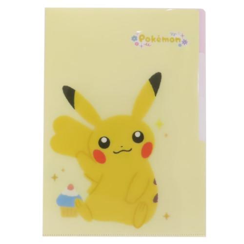 ポケットファイル ダイカットポケット付き3インデックスクリアファイル