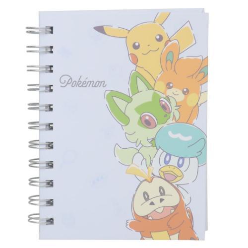 リングノート A6Wリングノート ポケットモンスター ポケモン HAPPY DAY