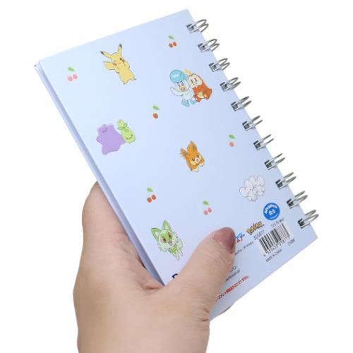ポケモンセンター 文房具 リングノート クリアファイル まとめ セット リングノート A6Wリングノート ポケットモンスター ポケモン チェリー