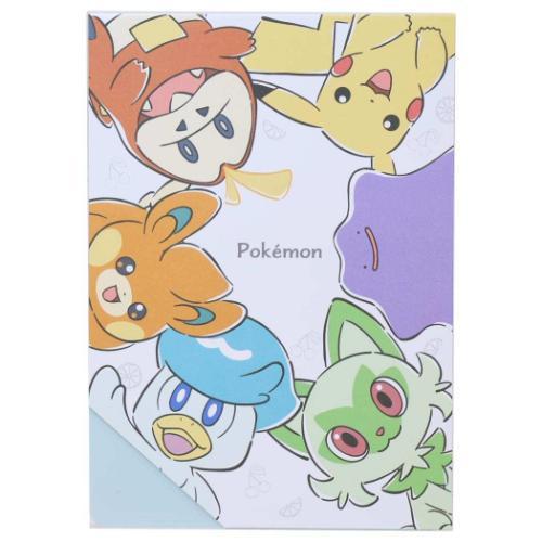 メモ帳 クリアシートメモ A6 ポケモンの輪 ポケットモンスター