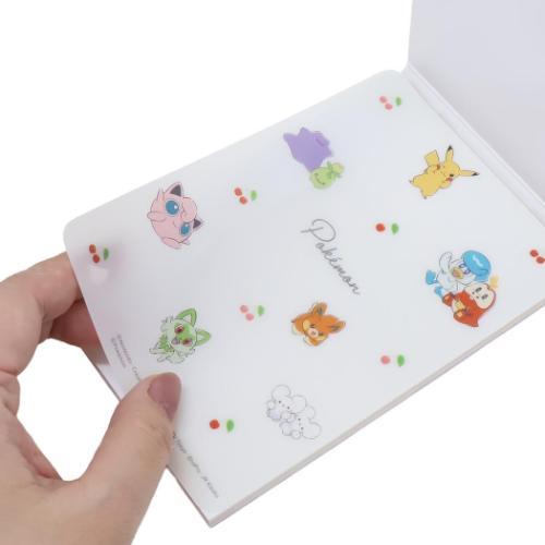 メモ帳 クリアシートメモ A6 ポケモン ポケットモンスター チェリー