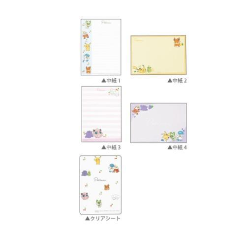 メモ帳 クリアシートメモ A6 ポケモン ポケットモンスター チェリー