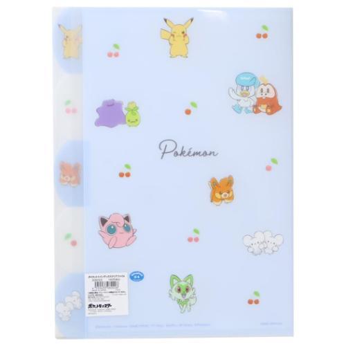 ポケットファイル ダイカット5インデックスクリアファイル A4