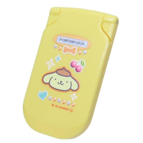 手鏡 ガラケー型コンパクトミラー ポムポムプリン サンリオ カミオ