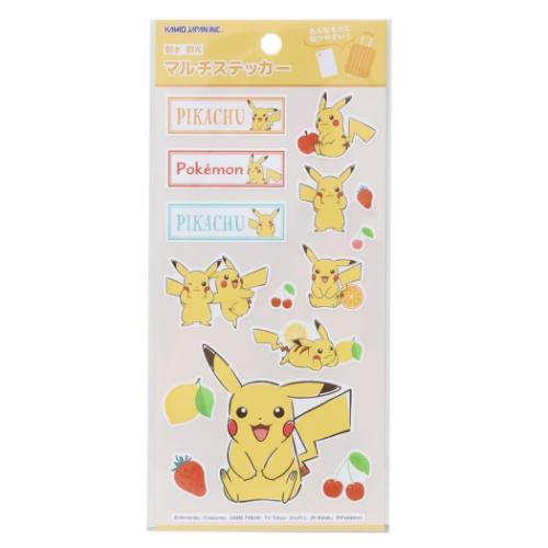 シールシート マルチステッカー ポケットモンスター フルーツ イエロー
