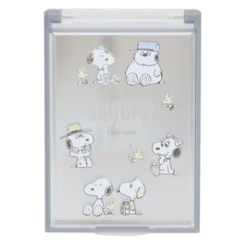 カードミラーS 手鏡 スヌーピー ファミリーいっぱい ピーナッツ カミオ