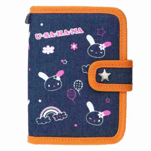 シール帳 デニムシールバインダー サンリオ ウサハナ カミオジャパン