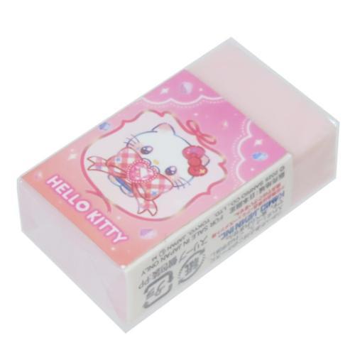 ハローキティ　昭和レトロ　下敷きノートものさし消しゴム　サンリオ sanrio（サンリオ） ハローキティ モノ字消し : サンリオオンライン