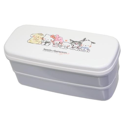 お弁当箱 抗菌 スリム2段ランチボックス サンリオキャラクターズ