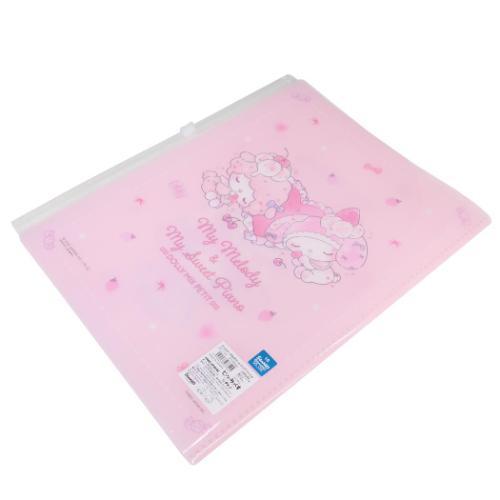 ファスナー付き6ポケットクリアファイル マイメロディ＆マイスウィート