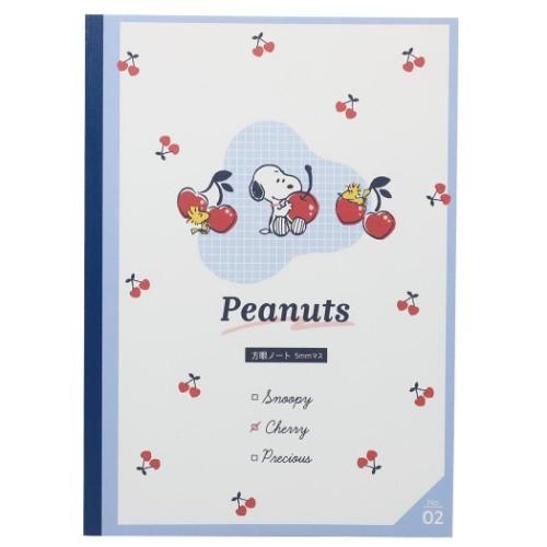 B5 学習 ノート 方眼ノート ピーナッツ スヌーピー チェリー カミオジャパン 新学期準備文具 キャラクター Kmo 雑貨 アートの通販店 ベルコモン 通販 Yahoo ショッピング