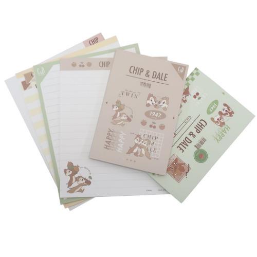 手紙セット レターセット チップ デール モカ カミオジャパン ディズニー 便箋 封筒 Kmo 雑貨 アートの通販店 ベルコモン 通販 Yahoo ショッピング