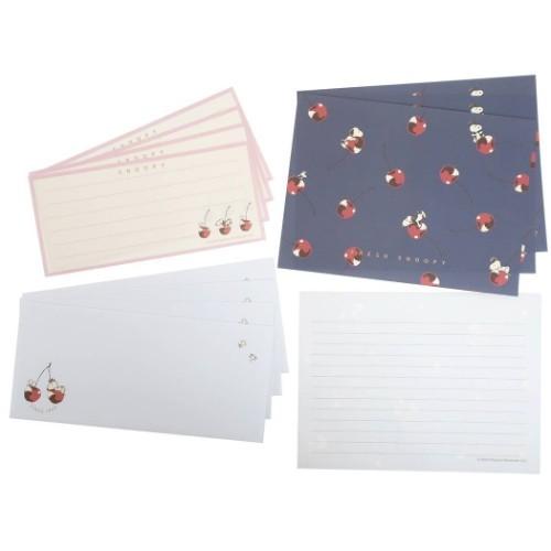 一筆箋 レター 手紙セット スヌーピー チェリー ピーナッツ カミオジャパン Kmo 雑貨 アートの通販店 ベルコモン 通販 Yahoo ショッピング