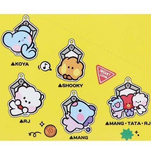 キーリング トレーディング アクリルキーホルダー 全10種 BT21 mini