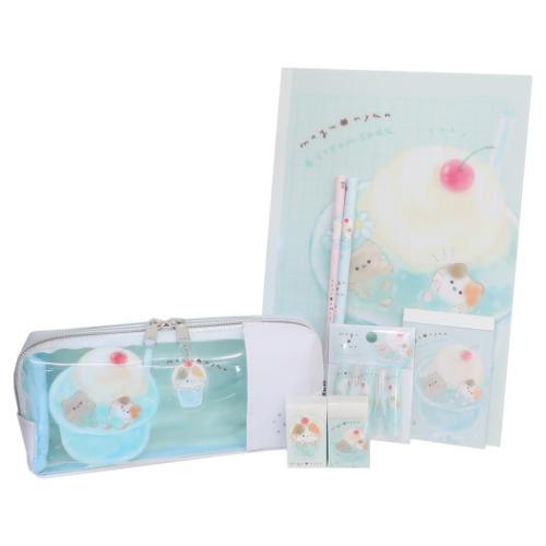 文具セット 文房具8点セット もぐにゃん クリームソーダ 2024年新入学