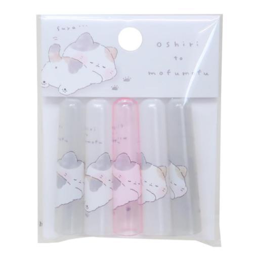 5点文房具セット 文具セット モフモフ ネコ カミオジャパン